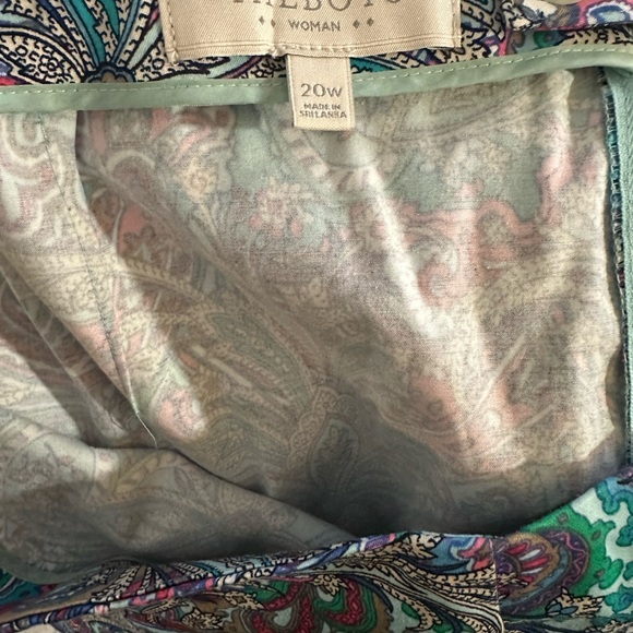 Talbots Colorful Paisley Print Skirt - Picture 2 of 7